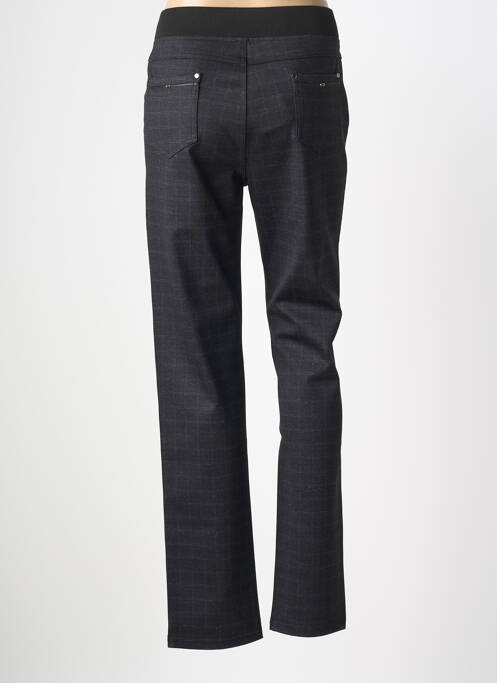 Pantalon slim talie elastică mărime normală negru BARILOCHE femme