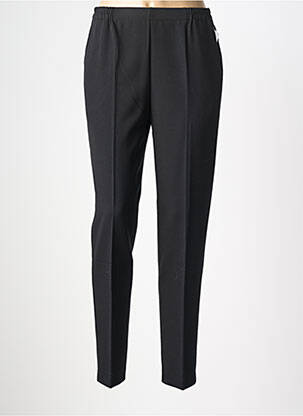 Pantalon slim talie înaltă talie înaltă negru DESGASTE femeie