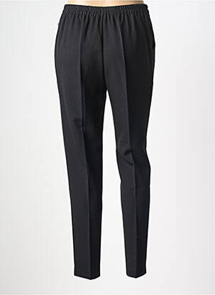 Pantalon slim talie înaltă talie înaltă negru DESGASTE femeie