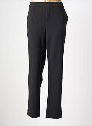 Pantalon slim elasticitate mărime normală negru DESGASTE femeie