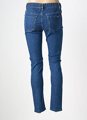 Jegging țesătură denim mărime normală albastru GEVANA femeie