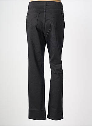 Pantalon slim țesătură poplin mărime normală negru COWEST femeie