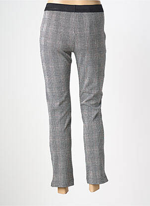 Pantalon 7/8 elasticitate mărime normală gri JANIRA femeie