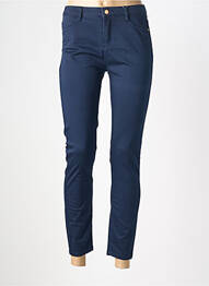 Pantalon 7/8 elasticitate mărime normală albastru BARILOCHE femme