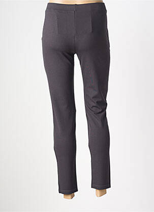 Pantalon 7/8 talie elastică mărime normală gri JANIRA femeie