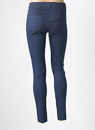 Jegging țesătură poplin mărime normală albastru JANIRA femeie