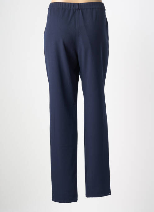 Pantalon slim talie elastică mărime normală albastru FELINO femme