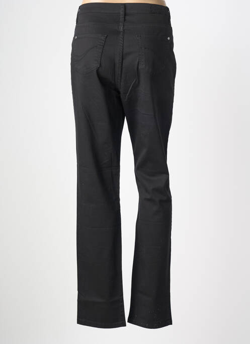 Pantalon slim țesătură poplin mărime normală negru COWEST femme