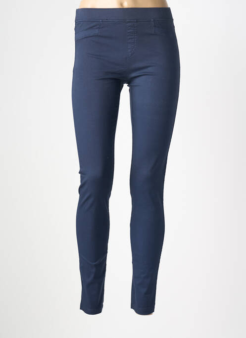 Jegging țesătură poplin mărime normală albastru JANIRA femme