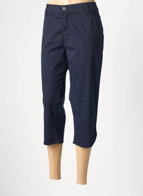Pantalon trei sferturi țesătură poplin mărime normală albastru COWEST femme