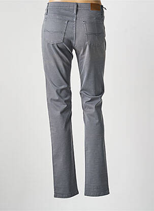 Pantalon slim țesătură poplin mărime normală gri DESGASTE femeie