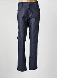 Pantalon drept elasticitate mărime normală albastru DESGASTE femme