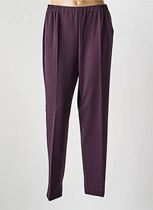 Pantalon drept elasticitate mărime normală violet GEVANA femeie