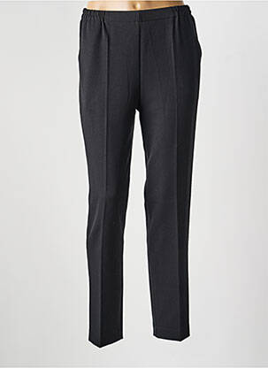 Pantalon slim talie elastică mărime normală negru GEVANA femeie