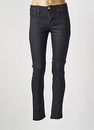 Pantalon slim elasticitate mărime normală negru KALISSON femeie