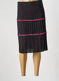 Fustă midi croială dreaptă negru OLIVIER PHILIPS femme