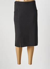 Fustă midi croială dreaptă negru SAINT CHARLES femme