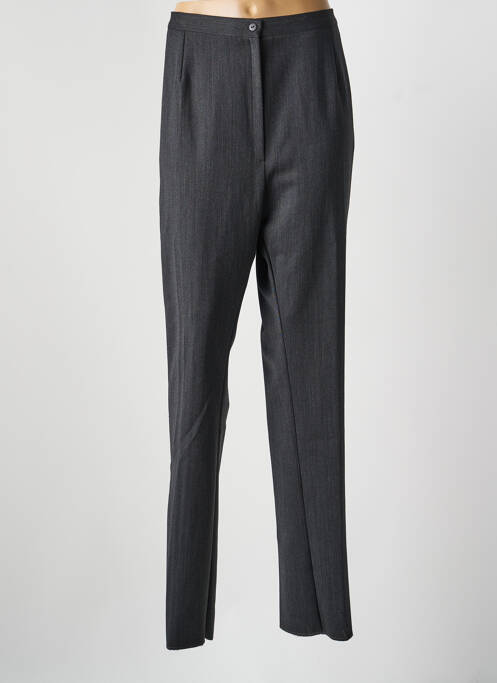 Pantalon drept elasticitate mărime normală gri GEVANA femme