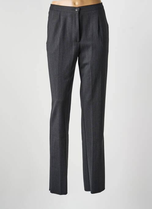 Pantalon drept elasticitate mărime normală gri GEVANA femme