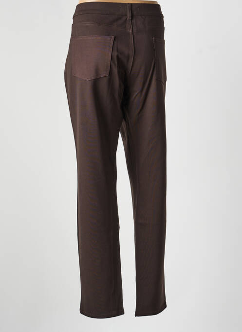 Pantalon drept elasticitate mărime normală maro DESGASTE femme