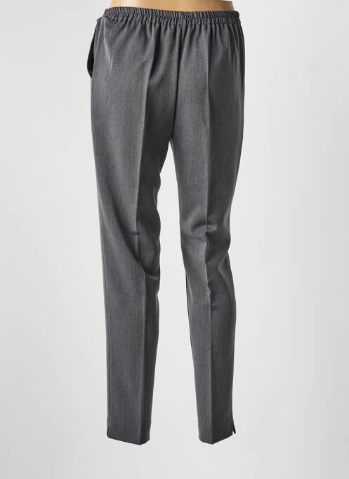 Pantalon slim elasticitate mărime normală gri GEVANA femme