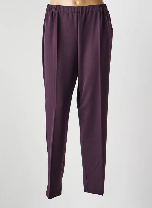 Pantalon drept elasticitate mărime normală violet GEVANA femme