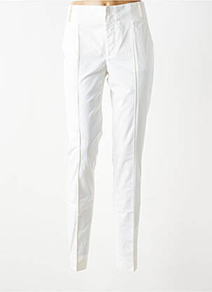 Pantalon chino țesătură poplin mărime normală bej PROMOD femeie