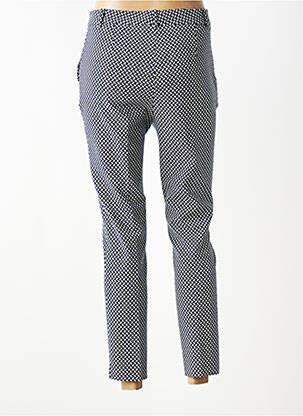 Pantalon 7/8 talie cu cleme mărime normală albastru 1 2 3 femeie