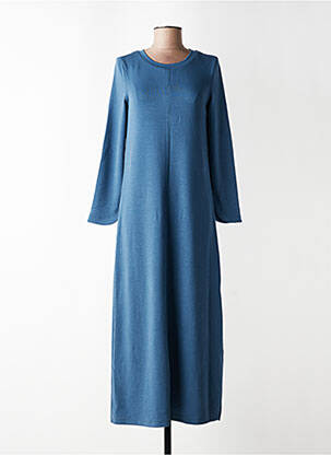 Rochie lungă mâneci lungi mâneci lungi albastru PARFOIS femeie