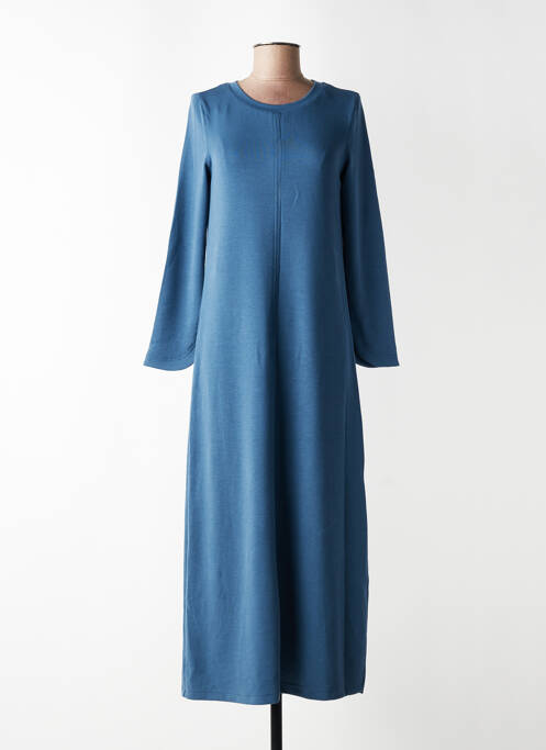 Rochie lungă mâneci lungi mâneci lungi albastru PARFOIS femme