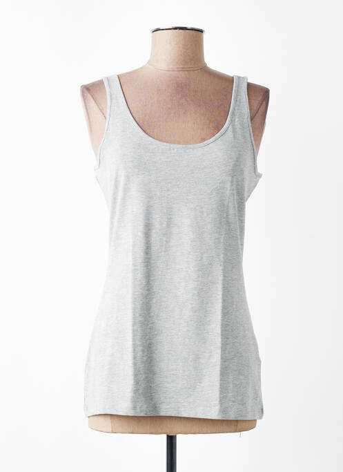 Maiou elasticitate fără mâneci gri H&M femme