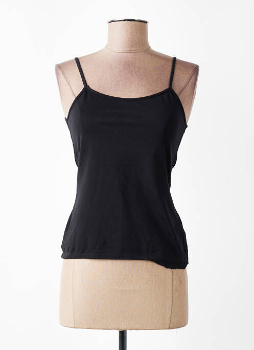 Top țesătură jersey bretele subțiri negru ANNE FONTAINE femme