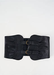 Curea efect material satinat negru H&M femeie