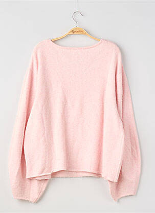 Pulover croială dreaptă mâneci lungi roz PULL & BEAR femeie