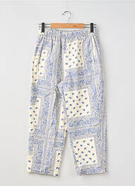 Pantalon larg buzunare mărime normală albastru PRETTY WIRE femeie