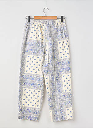 Pantalon larg buzunare mărime normală albastru PRETTY WIRE femeie