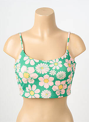 Sutien de costum de baie elasticitate sutiene verde ROXY femeie