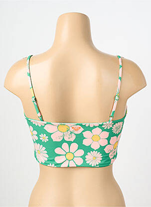 Sutien de costum de baie elasticitate sutiene verde ROXY femeie