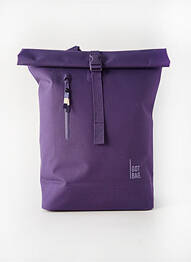 Rucsac efect material satinat violet GOT BAG femeie