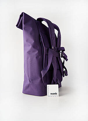 Rucsac efect material satinat violet GOT BAG femeie