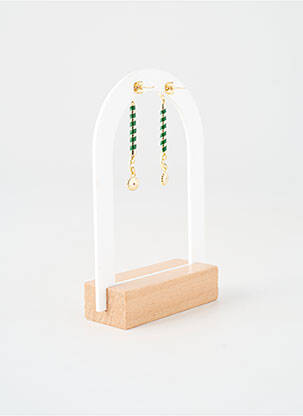 Cercei ornament charmă / pandantiv verde SANS MARQUE femeie