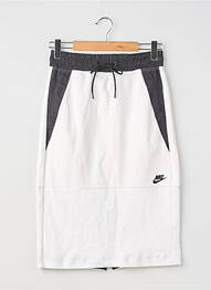 Fustă midi croială dreaptă alb NIKE femeie