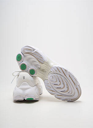 Adidași vârf rotund toc de 4 la 6 cm alb LACOSTE femeie