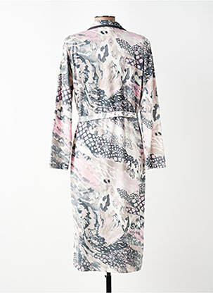 Rochie midi mâneci lungi mâneci lungi roz GUY DUBOUIS femeie
