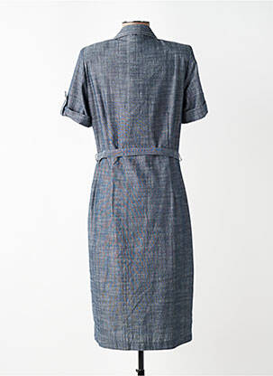Rochie midi mâneci scurte mâneci scurte albastru GUY DUBOUIS femeie