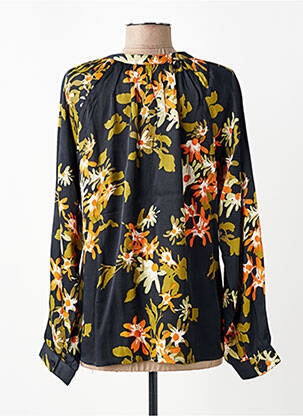 Cămașă imprimeu floral mâneci lungi negru AGATHE & LOUISE femeie