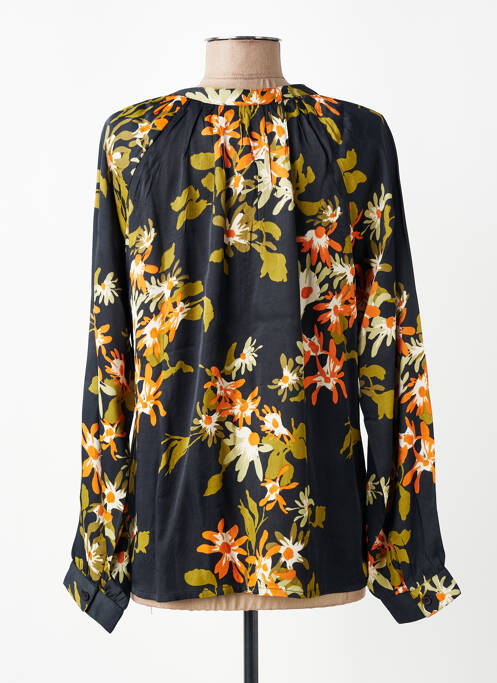 Cămașă imprimeu floral mâneci lungi negru AGATHE & LOUISE femme