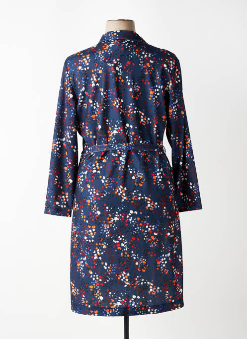 Rochie midi mâneci lungi mâneci lungi albastru GUY DUBOUIS femme