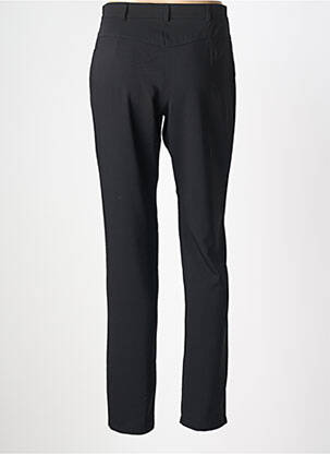 Pantalon drept țesătură poplin mărime normală negru CHRISTINE LAURE femeie