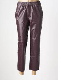 Pantalon 7/8 elasticitate mărime normală violet YSABEL MORA femme
